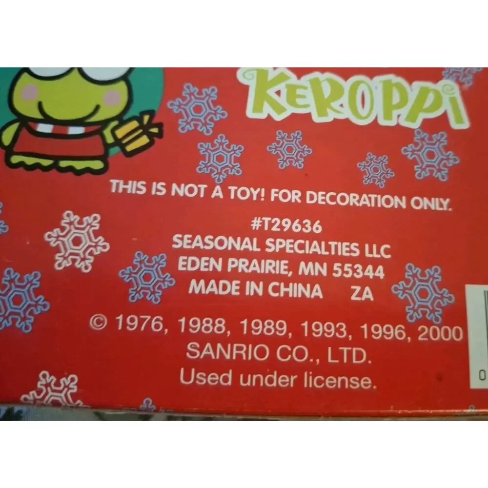 Vintage (2000) Hello Kitty By Sanrio Xmas Indoor 10 Light String Set Tested